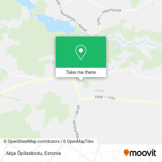 Карта Abja Õpilaskodu