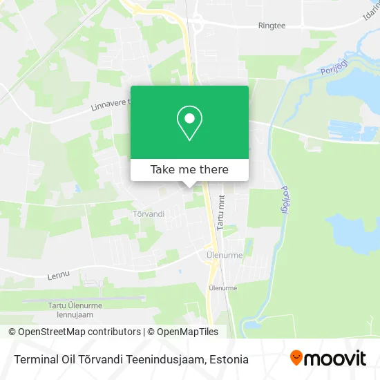 Карта Terminal Oil Tõrvandi Teenindusjaam
