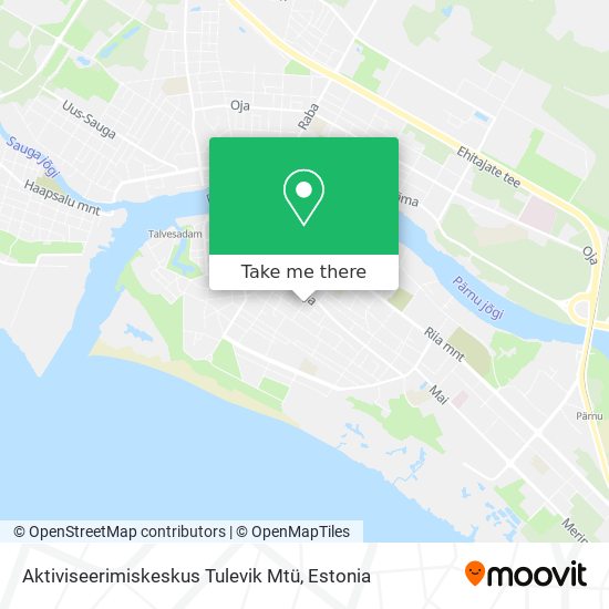 Карта Aktiviseerimiskeskus Tulevik Mtü