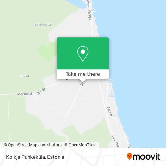 Карта Kolkja Puhkeküla