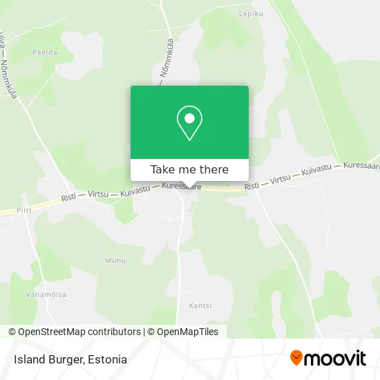 Карта Island Burger