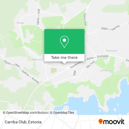 Carriba Club map