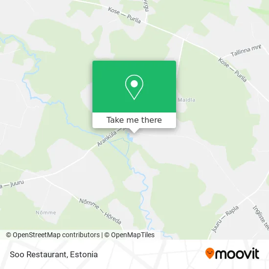 Карта Soo Restaurant