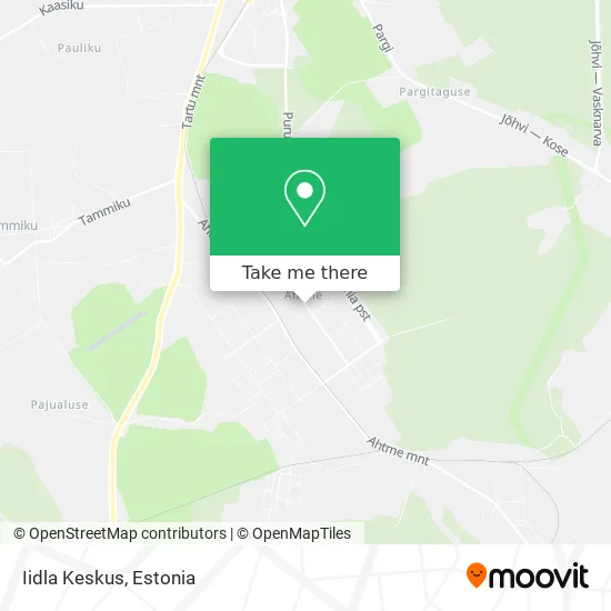 Карта Iidla Keskus