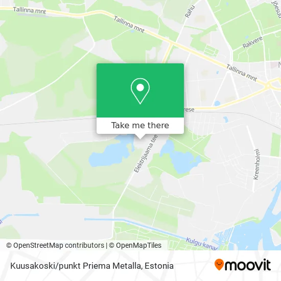 Карта Kuusakoski / punkt Priema Metalla