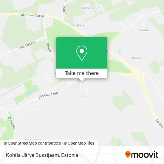 Карта Kohtla-Järve Bussijaam