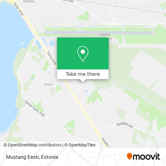 Mustang Eesti map