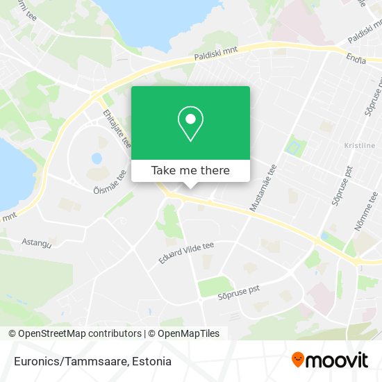 Euronics/Tammsaare map