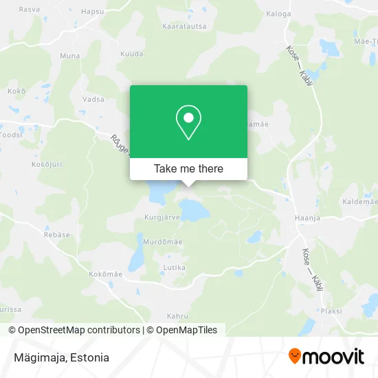 Карта Mägimaja