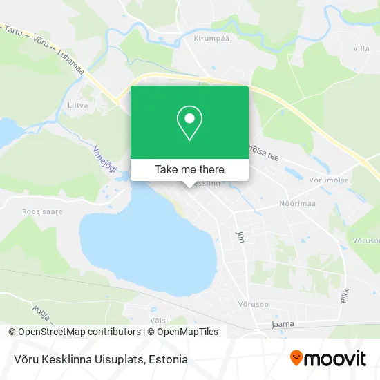 Карта Võru Kesklinna Uisuplats