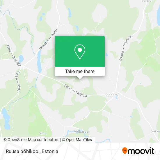 Карта Ruusa põhikool