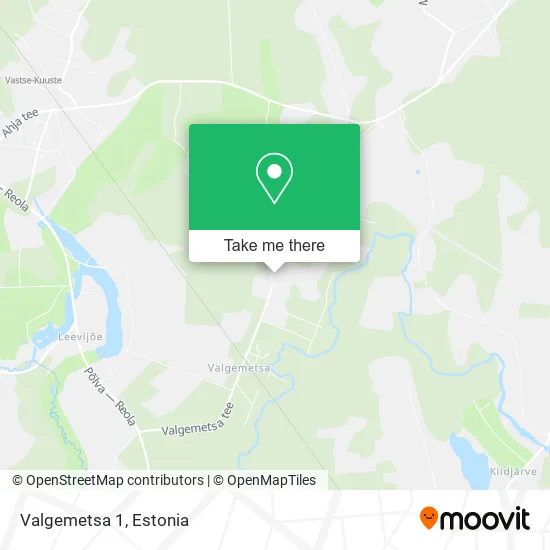 Карта Valgemetsa 1