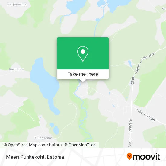 Карта Meeri Puhkekoht