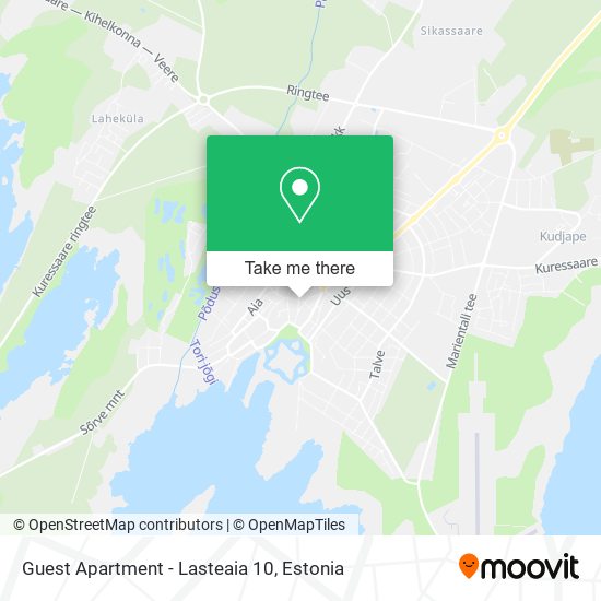 Guest Apartment - Lasteaia 10 map