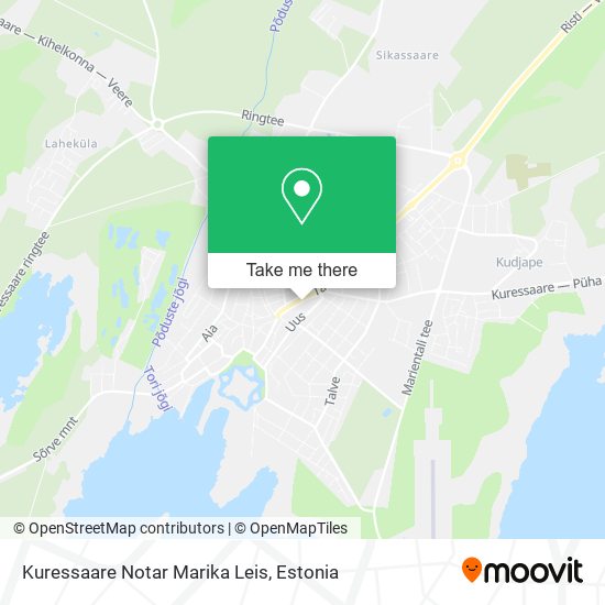 Kuressaare Notar Marika Leis map