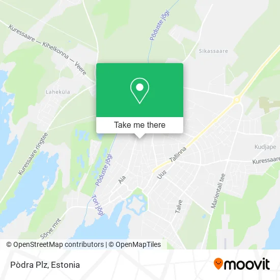 Карта Pòdra Plz