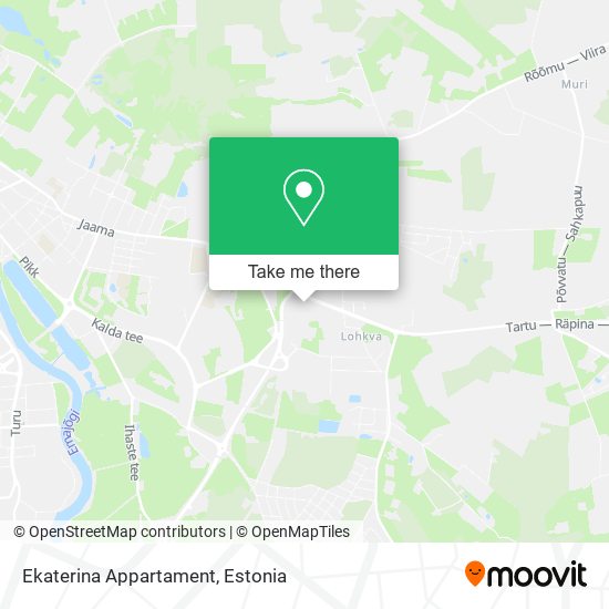 Ekaterina Appartament map