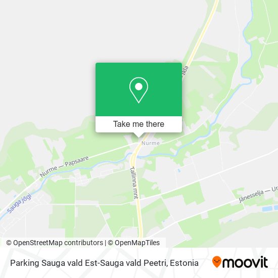 Карта Parking Sauga vald Est-Sauga vald Peetri
