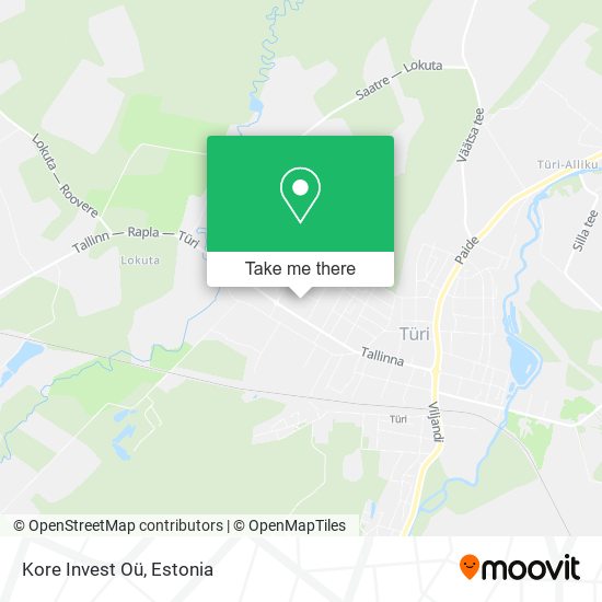 Kore Invest Oü map