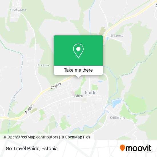 Go Travel Paide map