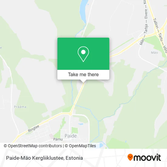 Paide-Mäo Kergliiklustee map