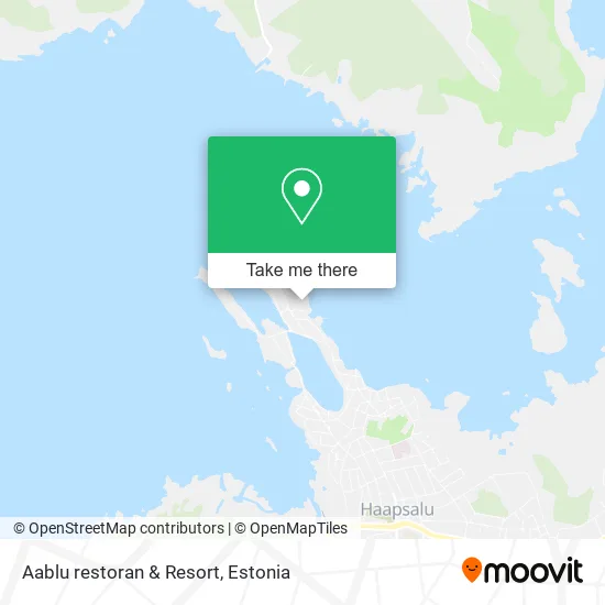 Карта Aablu restoran & Resort