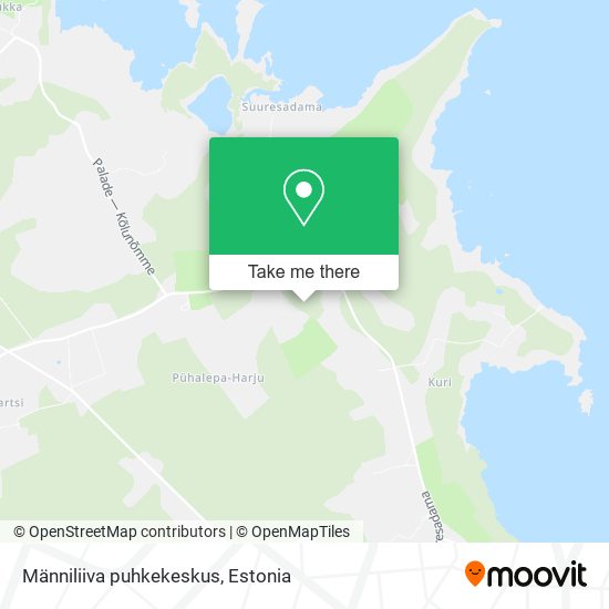 Männiliiva puhkekeskus map