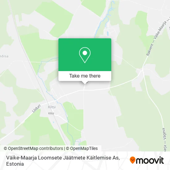 Карта Väike-Maarja Loomsete Jäätmete Käitlemise As