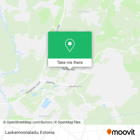 Карта Laskemoonaladu