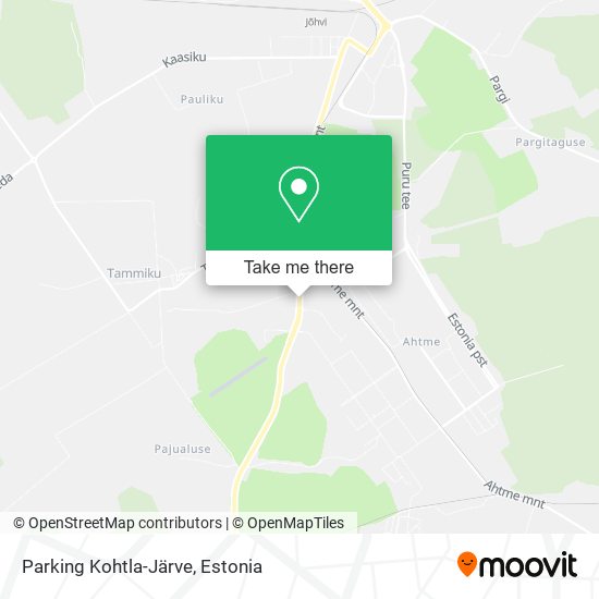 Parking Kohtla-Järve map