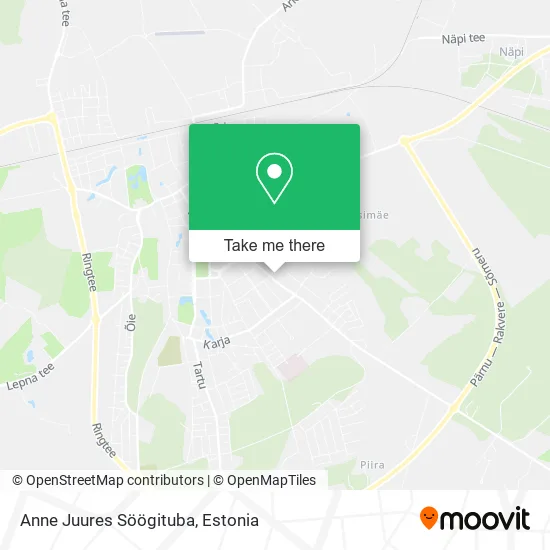 Карта Anne Juures Söögituba