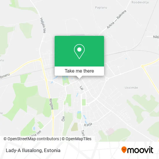 Lady-A Ilusalong map