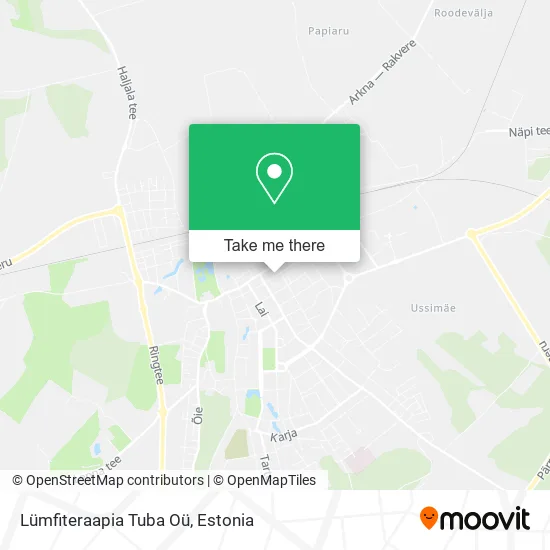 Lümfiteraapia Tuba Oü map