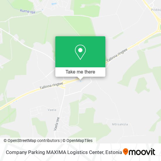 Company Parking MAXIMA Logistics Center map