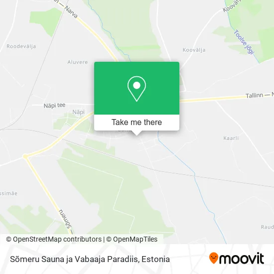 Карта Sõmeru Sauna ja Vabaaja Paradiis