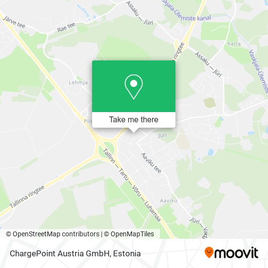 ChargePoint Austria GmbH map