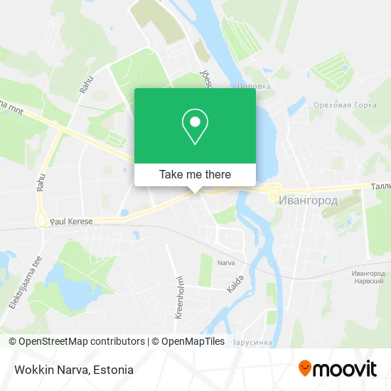 Карта Wokkin Narva