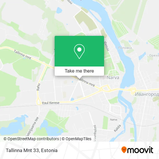 Карта Tallinna Mnt 33