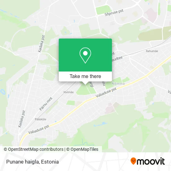 Карта Punane haigla