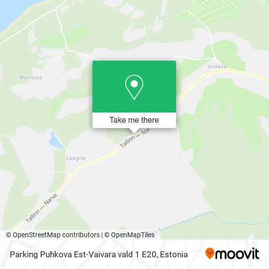Parking Puhkova Est-Vaivara vald 1 E20 map