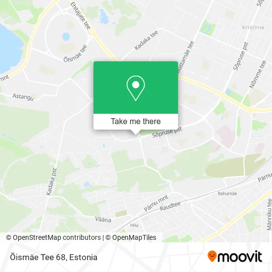 Карта Õismäe Tee 68