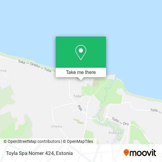 Карта Toyla Spa Nomer 424