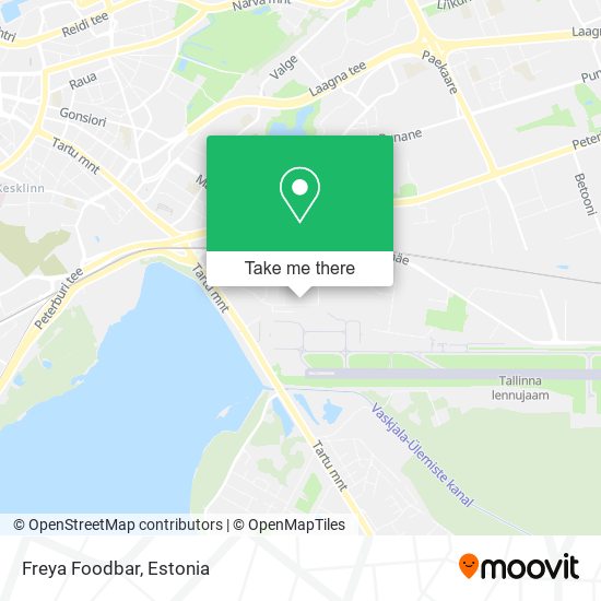 Freya Foodbar map