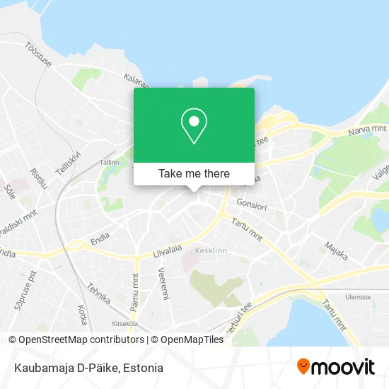 Kaubamaja D-Päike map