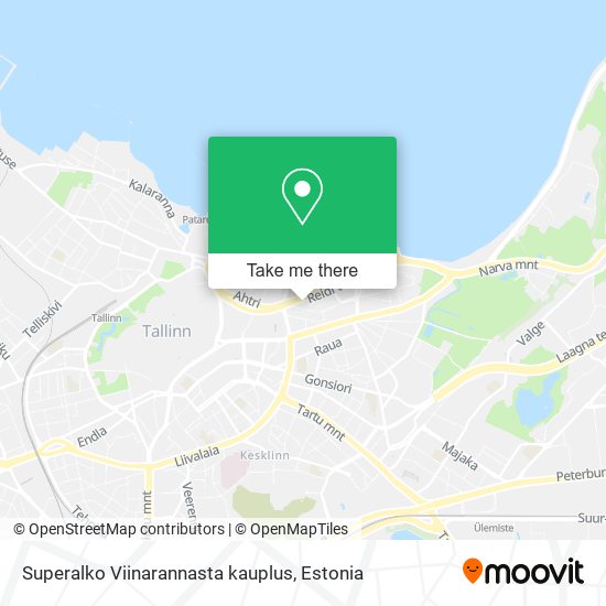 Superalko Viinarannasta kauplus map