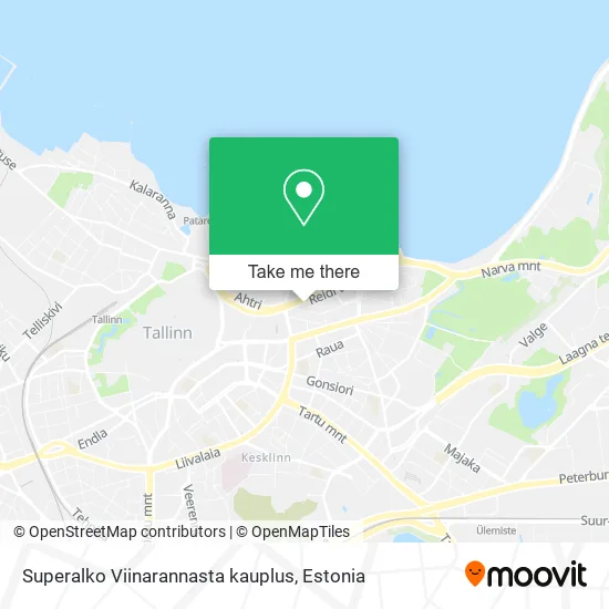 Карта Superalko Viinarannasta kauplus