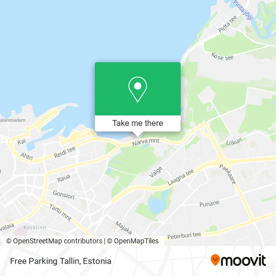 Карта Free Parking Tallin