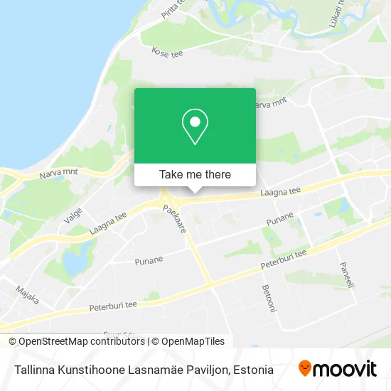 Tallinna Kunstihoone Lasnamäe Paviljon map