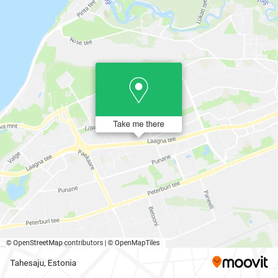 Карта Tahesaju