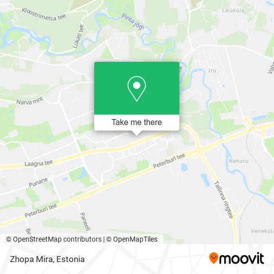 Zhopa Mira map